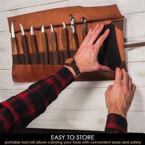 img 2 attached to Enhanced BeaverCraft Wood Carving Kit S18X - Comprehensive Wood Carving Knife Set - Expert Spoon Carving Tools Set - Whittling Knives Kit - All-in-One Woodworking Kit with Large Whittling Kit S18X