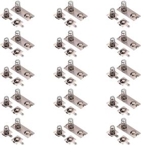 img 4 attached to Fielect 15 Sets AA Battery Negative To Positive Conversion Spring Contact Plate