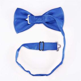 img 1 attached to 🎩 AVANTMEN Solid Satin Formal Bowties