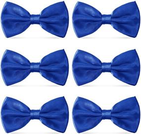 img 4 attached to 🎩 AVANTMEN Solid Satin Formal Bowties
