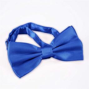 img 2 attached to 🎩 AVANTMEN Solid Satin Formal Bowties