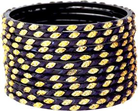 img 1 attached to JDZ COLLECTION Bangles Bollywood Matching