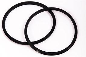 img 4 attached to 🔍 2-Pack Replacement Rubber Gasket Seal Rings - 30 oz Tumbler Vacuum Stainless Steel Cup Flex Spare O-Ring Top Lid - CocoStraw Brand (30 oz - Pack of 2)
