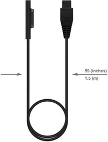 img 3 attached to 🔌 BatPower 65W 5S4 Charge Cable: Compatible with Surface Devices, Car Charger CCS Cable