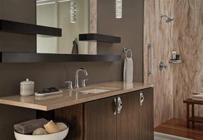 img 2 attached to 🚰 Delta Faucet 77146 Compel Towel Ring - Sleek Chrome Design, 3.50 x 6.50 x 3.50 inches