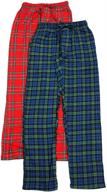 👕 hanes flannel 2 pack 02006 tartan men's sleepwear & loungewear logo