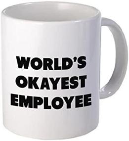 img 3 attached to Funny Mug Okayest Employee Inspirational