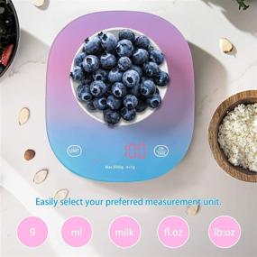 img 3 attached to 🍽️ Cnstorm Digital Food Kitchen Scale: High Precision Electronic Scale for Weight Loss, Baking, Cooking & Meal Prep, with Smartphone App & Gift Ideas