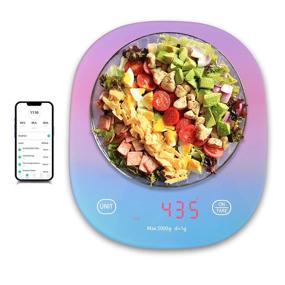 img 4 attached to 🍽️ Cnstorm Digital Food Kitchen Scale: High Precision Electronic Scale for Weight Loss, Baking, Cooking & Meal Prep, with Smartphone App & Gift Ideas