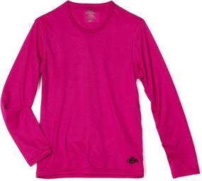 img 1 attached to 🔥 Stay Active and Warm with Hot Chillys Youth Peach Medium Girls' Clothing