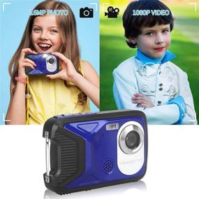 img 3 attached to 📸 Underwater Digital Camera for Kids: 16 FT HD 1080P Waterproof Camera with 2.8" LCD, 8X Digital Zoom, and Rechargeable Battery - Perfect for Snorkeling, Swimming, and Travel