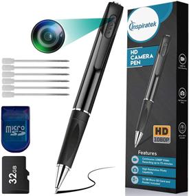 img 4 attached to 🕵️ 1080P HD Mini Spy Camera with 32 GB Memory Card - Spy Pen Camera, Hidden Camera Pen - Mini Hidden Cam, Spy Cam with Small Camera - Micro Camera for Spy Gear