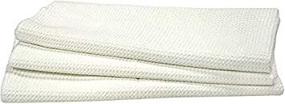 img 3 attached to 🧽 White Eurow Microfiber Waffle Weave Kitchen Towel 3-Pack