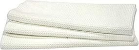 img 4 attached to 🧽 White Eurow Microfiber Waffle Weave Kitchen Towel 3-Pack