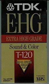 img 1 attached to 📼 TDK E-HG Extra High Grade T-120 Video Cassette Tapes - Superior Super Avilyn Technology for Enhanced Performance