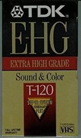 img 2 attached to 📼 TDK E-HG Extra High Grade T-120 Video Cassette Tapes - Superior Super Avilyn Technology for Enhanced Performance