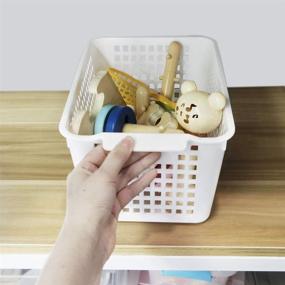 img 2 attached to Jekiyo Small Plastic Baskets Organizing