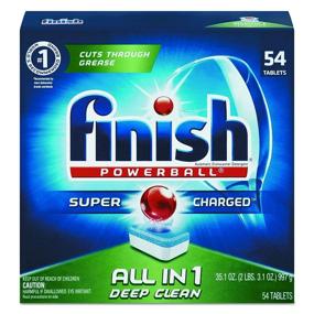 img 2 attached to 🧼 81158BX Powerball Dishwasher Tabs, Fresh Scent, Pack of 54 Tabs