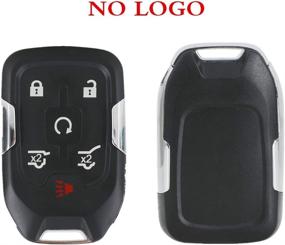 img 1 attached to 🔑 Premium Smart Key Fob Shell Case for Chevy Tahoe Suburban/GMC Yukon (2014-2017)