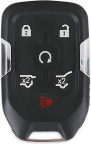 img 4 attached to 🔑 Premium Smart Key Fob Shell Case for Chevy Tahoe Suburban/GMC Yukon (2014-2017)