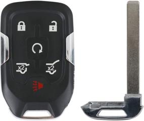 img 3 attached to 🔑 Premium Smart Key Fob Shell Case for Chevy Tahoe Suburban/GMC Yukon (2014-2017)