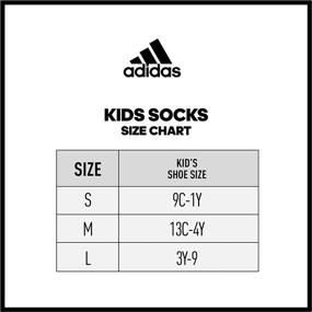 img 2 attached to 🧦 Comfortable adidas Kid's Cushioned Quarter Socks: 6-pair Bundle with Angle Stripe Design