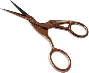 img 2 attached to 🧵 Vintage Stork Scissors for Sewing Kit - Small Stainless Steel Embroidery Scissors for Home Crafting, Needlework, and DIY Supplies