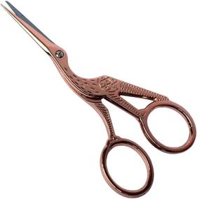 img 3 attached to 🧵 Vintage Stork Scissors for Sewing Kit - Small Stainless Steel Embroidery Scissors for Home Crafting, Needlework, and DIY Supplies