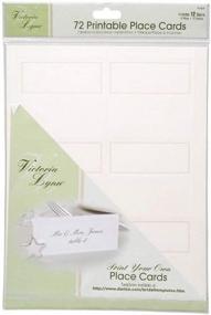img 1 attached to Ivory/Cream Darice Place-Card-Holders: Stylish and Versatile