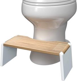 img 4 attached to Squatty Potty Stockholm Folding Bamboo
