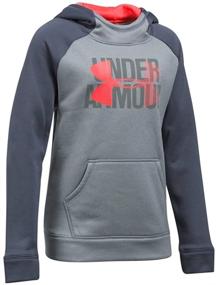 img 1 attached to Детская толстовка Under Armour для девочек X Small: стильная и функциональная одежда для активных маленьких девочек.