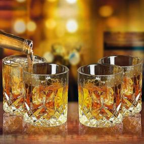 img 2 attached to 🥃 OPAYLY Crystal Whiskey Glasses Set - High-Quality Rocks Glasses for Premium Drinking Experience