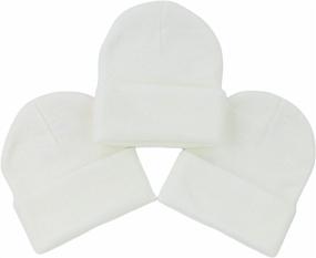 img 4 attached to 🧢 ToBeInStyle Stretchy Knitted Acrylic Boys' Beanies: Trendy Accessories for Hats & Caps