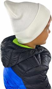 img 1 attached to 🧢 ToBeInStyle Stretchy Knitted Acrylic Boys' Beanies: Trendy Accessories for Hats & Caps