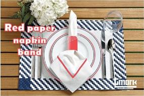 img 1 attached to Gmark Paper Napkin Adhesive GM1048A: Innovative Solution for Securely Tidy Dining Experiences