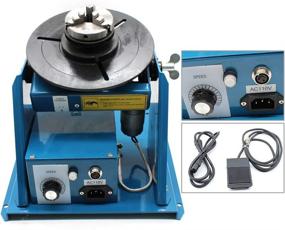 img 2 attached to Efficient DC24V 20W Rotary Welding Positioner: TFCFL Turntable Table for Accurate Cutting, Grinding, Assembly, Testing, and Seam Welding