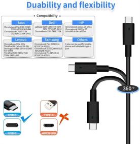 img 1 attached to 🔌 High-Quality USB C 65W Laptop Charger - Compatible with Dell XPS, Latitude, MacBook, Asus, Acer, and HP - Type C Power Supply