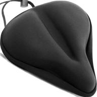 🚲 kintto bike seat cover cushion - gel padded bicycle saddle for enhanced comfort - suitable for indoor & outdoor cycling on stationary, mountain, and spinning bikes - perfect for men and women logo