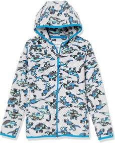 img 2 attached to Amazon Essentials Fleece Full Zip Jackets Boys' Clothing : Jackets & Coats