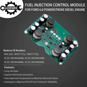 img 3 attached to FICM 6.0 Powerstroke Fuel Injection Control Module for Ford F250 F350 F450 F550 & Excursion - Replaces OEM Numbers 904-229, 1845117C6, 3C3Z12B599AARM, 4C3Z12B599AARM