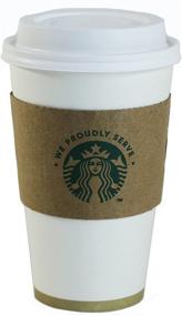 img 1 attached to ☕️ 50-Pack of Starbucks White Hot Paper Cups with Sleeves and Lids, 16 Ounce