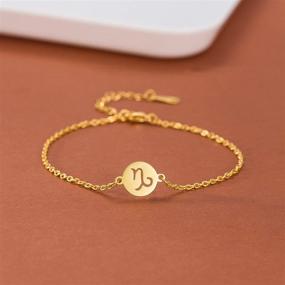 img 3 attached to 🌟 Sparkling Zodiac Sign Constellation Bracelet: Memorable Birthday Gift for Women and Girls by Augonfever