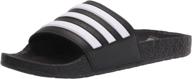 👟 adidas adilette boost black men's athletic shoes - unisex adult logo