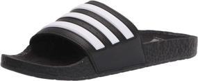 img 4 attached to 👟 Adidas Adilette Boost Black Men's Athletic Shoes - Unisex Adult