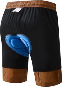 img 2 attached to 🚴 BALEAF Men's Mountain Bike Shorts - 3D Padded Cycling Shorts for Bicycles - Loose-fit MTB Lightweight Design with SPF 50