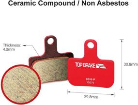 img 1 attached to 🚴 High Performance Brake Disc Bike Brake Pads for SRAM Level Ultimate/Red/AXS Force Road and XC MTB Brake Set