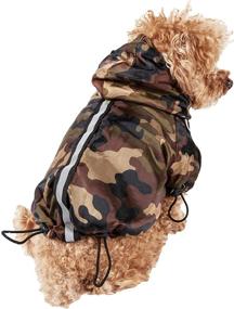 img 4 attached to 🐶 Enhance Pet Safety with Reflecta-Sport Adjustable Reflective Weather-Proof Rainbreaker Jacket