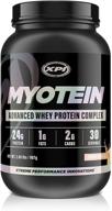 🥤 xpi myotein protein powder (french vanilla, 2lb) - the ultimate advanced protein complex / shake - hydrolysate, isolate, concentrate, and casein blend logo