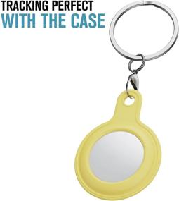 img 2 attached to 🔑 OROBAY 6 Pack Compatible with AirTag Case: Silicone Protective Cover with Keychain Holder, Multiple Colors Included