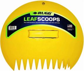 img 4 attached to 🍃 Efficient Rugg Original Leaf Scoops: 1 Pair for Easy Yard Cleanup